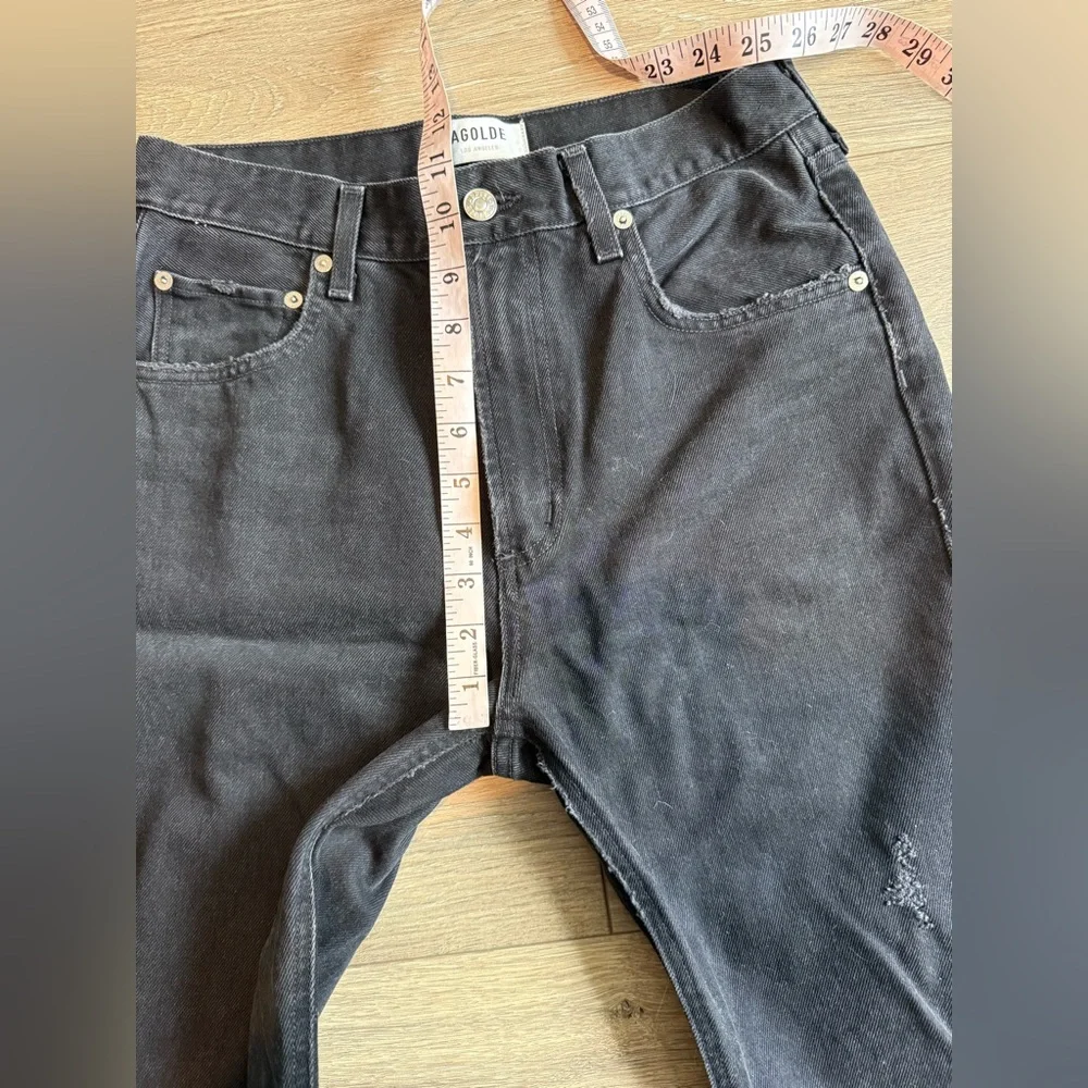 ADOLDE Cherie High Rise Straight Jean in Black 27 - Picture 7 of 12